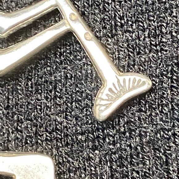 Sterling Navajo Kokopelli brooch pin signed by Glenn Sandoval - Picture 6 of 10